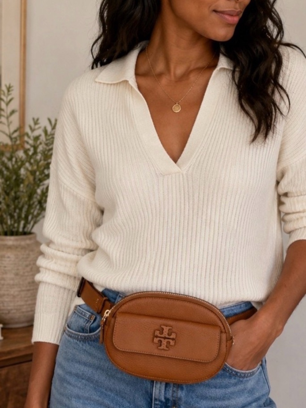 Tory Burch leather belt bag